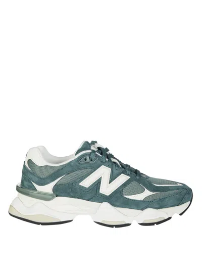 New Balance Teal Sneakers With Textured Suede In Green