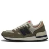 New Balance Herren Made In Usa 990 In Grau/blau, Leather, Grösse 46.5