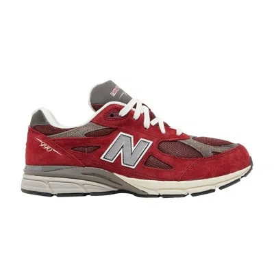 Pre-owned New Balance Teddy Santis X 990v3 Big Kid 'scarlet Marblehead' | Red | Kid's Size 4