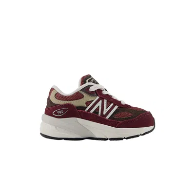 Pre-owned New Balance Teddy Santis X 990v6 Toddler 'burgundy Tan' | Red | Infant Size 3