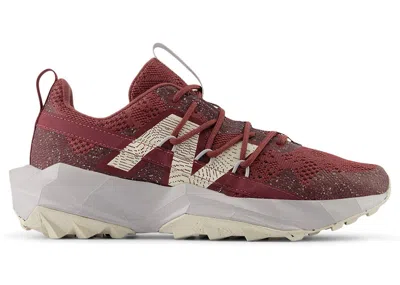 Pre-owned New Balance Tektrel (women's) Sneakers In Washed Burgundy/monarch Burgundy/pearl Grey