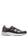 New Balance Low Top Sneakers With Mesh Panels And Suede Overlays