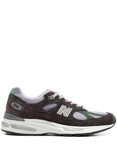 New Balance Tier 1 Pigskin Synthetic Mesh Sneakers In Brown