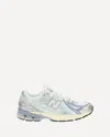 New Balance Blue Low Top Sneaker With Logo Patch On Tongue And Side And Perforated Panels In Tech Fabric Unisex