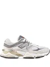 New Balance Mesh Panel Rubber Sole Sneakers In Gray
