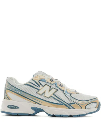 New Balance Tier 1 Synthetic Mesh Sneakers In White