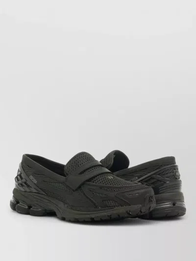 New Balance Tier 1 Unisex Leather Mesh Lifestyle Sneakers In Black