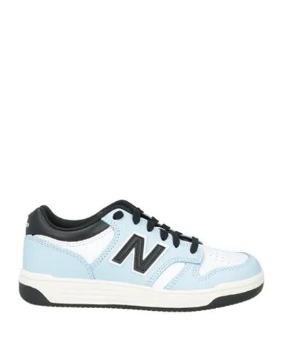 New Balance Babies'  Toddler Sneakers Sky Blue Size 1c Leather, Synthetisches Material
