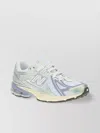 New Balance Blue Low Top Sneaker With Logo Patch On Tongue And Side And Perforated Panels In Tech Fabric Unisex
