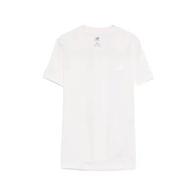New Balance Logo-detail T-shirt In White