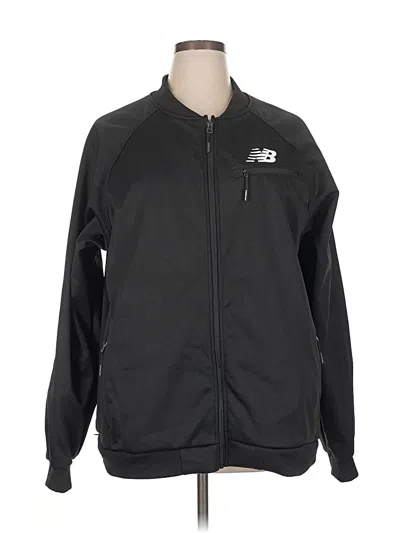 Pre-owned New Balance Track Jacket In Black