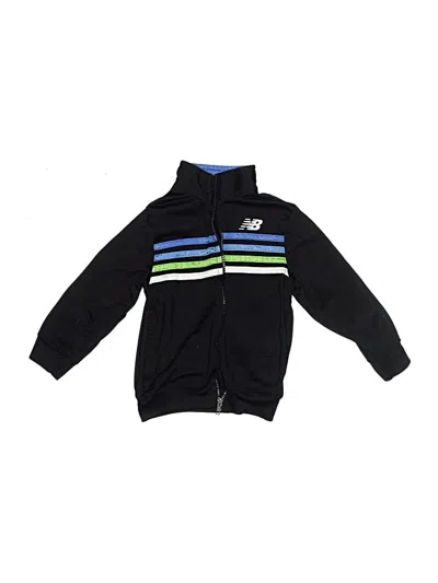 Pre-owned New Balance Kids' Track Jacket In Black