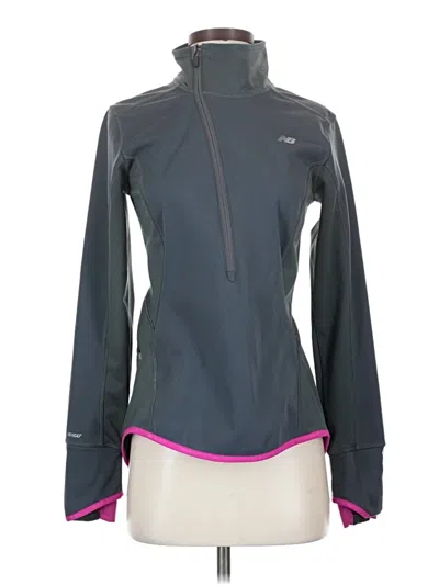 Pre-owned New Balance Track Jacket In Gray