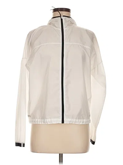 Pre-owned New Balance Track Jacket In White
