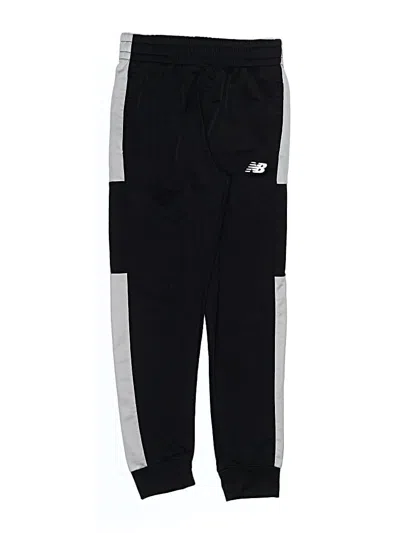 Pre-owned New Balance Kids' Track Pants In Black