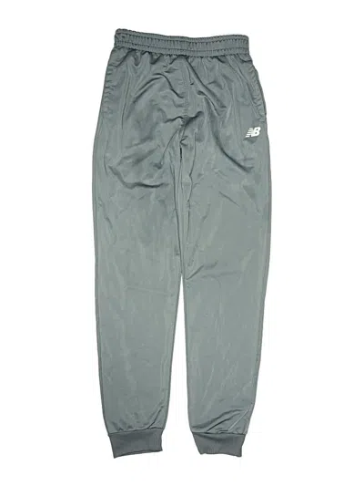 Pre-owned New Balance Kids' Track Pants In Gray