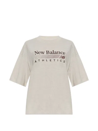 New Balance Trackside Logo-print T-shirt In Multi