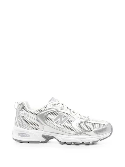 New Balance Trainers Synthetic Mesh Unisex Sneakers In Silver