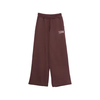 New Balance Trousers In Burgundy