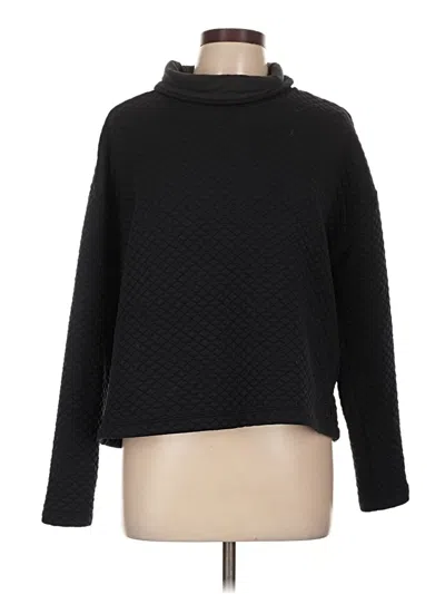 Pre-owned New Balance Turtleneck Sweater In Black