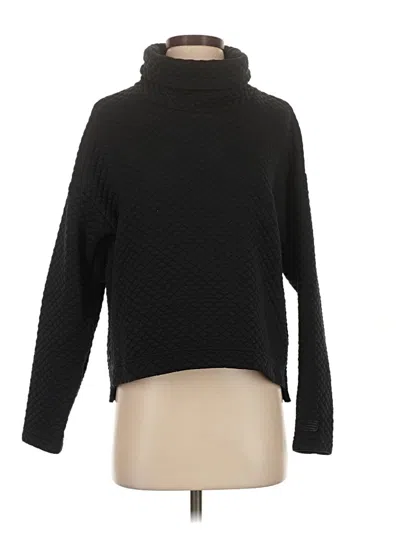Pre-owned New Balance Turtleneck Sweater In Black