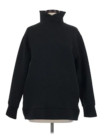 Pre-owned New Balance Turtleneck Sweater In Black