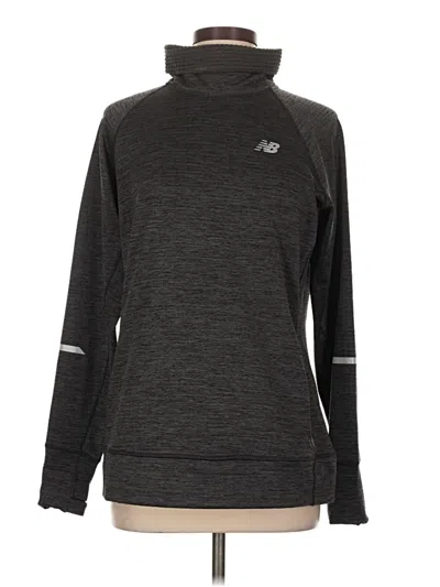 Pre-owned New Balance Turtleneck Sweater In Gray