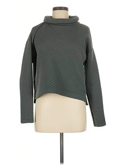 Pre-owned New Balance Turtleneck Sweater In Green