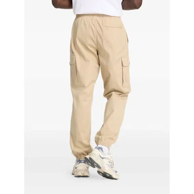 New Balance Twill Cargo Joggers In Neutral