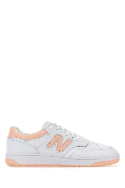 NEW BALANCE TWO-TONE LEATHER 480 SNEAKERS