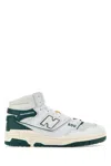 New Balance Padded Collar Leather Sneakers In Multicoloured