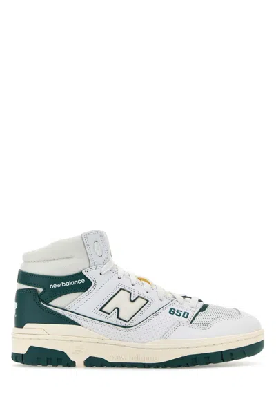 NEW BALANCE TWO-TONE LEATHER 650 SNEAKERS
