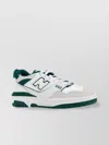 NEW BALANCE TWO-TONE LEATHER AND FABRIC 550 SNEAKERS