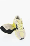 New Balance Two-tone Low-top Sneakers With Contrast Monogram