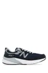 New Balance Printed Suede Mesh Sneakers With Cushioned Sole In Eclipse