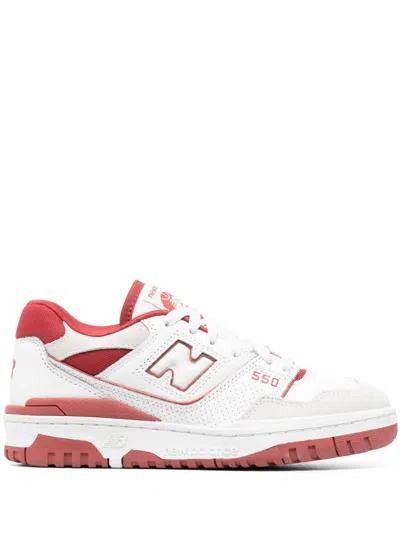 New Balance Two-tones Leather And Fabric 550 Sneakers