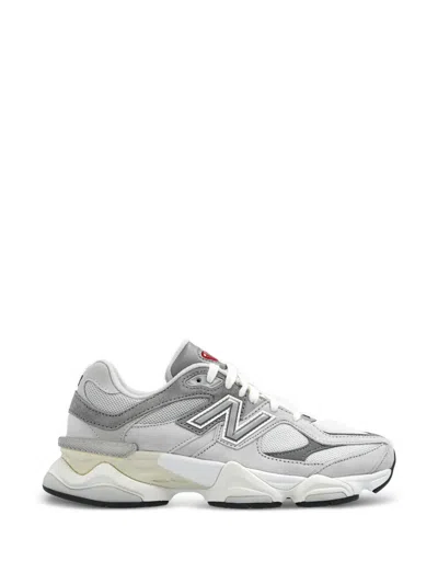New Balance Mesh Panel Rubber Sole Sneakers In White