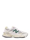 New Balance 9060 Leather And Mesh Sneakers In White