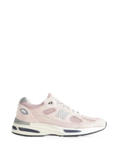 New Balance U991 Panelled Sneakers In Pink