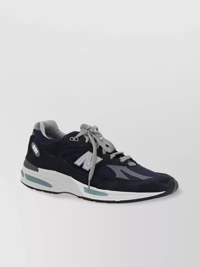 New Balance Made In Uk 991v2 Sneakers In Navy Blue In Black