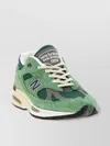 New Balance Uk 991v2 Sneakers With Mesh And Suede In Green