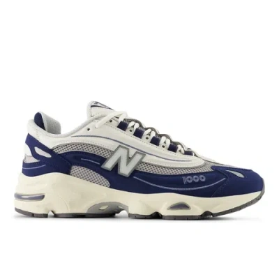 New Balance 1000 Leather And Mesh Sneakers In Blue