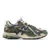 New Balance 1906a Rubber-trimmed Mesh Sneakers In Green/white/brown
