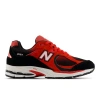 New Balance 2002r Casual Shoes Size 11.5 Suede In Red/black/white
