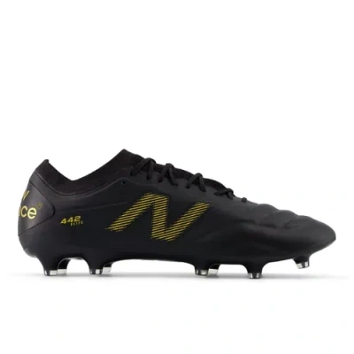 New Balance Unisex 442 Elite Fg V2 Soccer Shoes In Black/brown