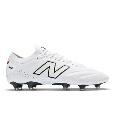 New Balance Unisex 442 Elite Knit Fg V3 Soccer Shoes In White
