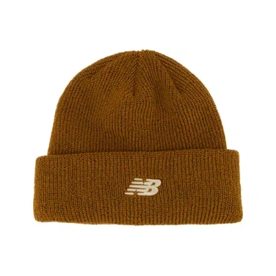 New Balance Unisex '47 Cuff Knit Hat In Brown