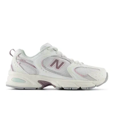 New Balance Unisex 530 Trainers In White/purple/pink