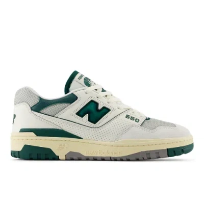 New Balance Kids' Unisex 550 Sneakers In White/green