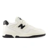 New Balance 550 Sneakers In White With Black Detail In White/black